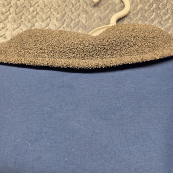 VTG Lands' End Polartec Fleece Lined Insulated Winter Parka‎ Men's XXL Tall Blue - Picture 12 of 16